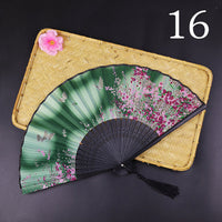 Bamboo Antique Folding Fan - Chinese Style Fan-Fan-Golonzo