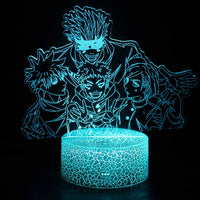 Anime Jujutsu Kaisen Night Light Decoration RGB 3D Lamp-LED Signs-Golonzo