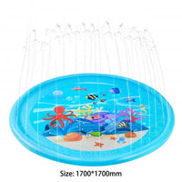 Water Mat Children's mat Summer Beach Inflatable Spray Water-Bath Mat and Rug-Golonzo