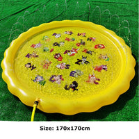 Water Mat Children's mat Summer Beach Inflatable Spray Water-Bath Mat and Rug-Golonzo