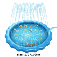 Water Mat Children's mat Summer Beach Inflatable Spray Water-Bath Mat and Rug-Golonzo