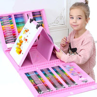 42-208pcs Children Art Watercolor Pencil Set-Art & Drawing Toys-Golonzo
