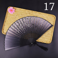 Bamboo Antique Folding Fan - Chinese Style Fan-Fan-Golonzo