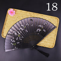 Bamboo Antique Folding Fan - Chinese Style Fan-Fan-Golonzo