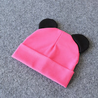 Baby Hat With Ears Cotton Warm Accessories Baby Girl Boy-baby and toddler outfits-Golonzo