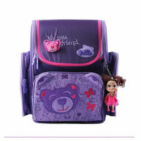 Girls Cartoon School Bags - Orthopedic Children Backpack-School Bags-Golonzo