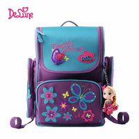 Girls Cartoon School Bags - Orthopedic Children Backpack-School Bags-Golonzo