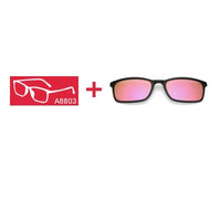5 In 1 Polarized Sunglasses - Magnetic Clip On Glasses-Sunglasses-Golonzo