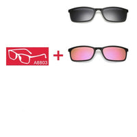 5 In 1 Polarized Sunglasses - Magnetic Clip On Glasses-Sunglasses-Golonzo