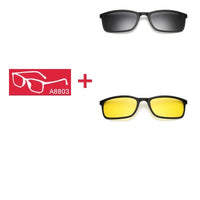 5 In 1 Polarized Sunglasses - Magnetic Clip On Glasses-Sunglasses-Golonzo