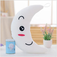 Moon Pillow Plush Toys Cute Luminous Pillow Toy Led Light Pillow Glow in Dark Plush Pillow Doll-LED light Bulbs-Golonzo