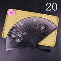 Bamboo Antique Folding Fan - Chinese Style Fan-Fan-Golonzo