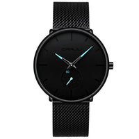 Fashion Waterproof Slim Minimalist Wrist Watches For Men-Watch-Golonzo