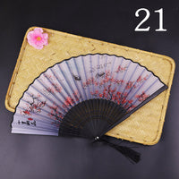 Bamboo Antique Folding Fan - Chinese Style Fan-Fan-Golonzo