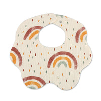 360° Baby Cotton Gause Feeding Flower Shape Aprons-Aprons-Golonzo