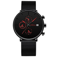 Fashion Waterproof Slim Minimalist Wrist Watches For Men-Watch-Golonzo