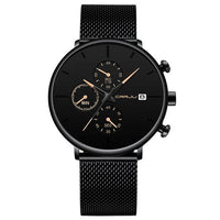 Fashion Waterproof Slim Minimalist Wrist Watches For Men-Watch-Golonzo