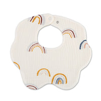 360° Baby Cotton Gause Feeding Flower Shape Aprons-Aprons-Golonzo