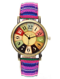 Rainbow Pattern Retro Watches-Watches-Golonzo