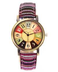 Rainbow Pattern Retro Watches-Watches-Golonzo