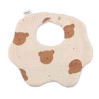 360° Baby Cotton Gause Feeding Flower Shape Aprons-Aprons-Golonzo