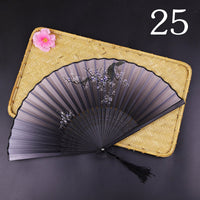 Bamboo Antique Folding Fan - Chinese Style Fan-Fan-Golonzo
