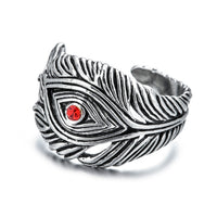 Antique Silver Adjustable Snake Ring for Men and Women-Rings-Golonzo