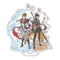 Genshin Impact Acrylic Stand Model Plate Desk Decor Standing Sign-Decor-Golonzo