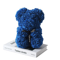 Rose Teddy Bear - Artificial Flowers Gifts-Artificial flower-Golonzo
