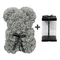 Rose Teddy Bear - Artificial Flowers Gifts-Artificial flower-Golonzo