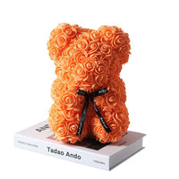 Rose Teddy Bear - Artificial Flowers Gifts-Artificial flower-Golonzo