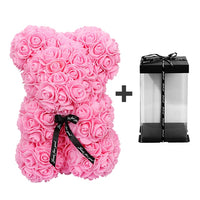 Rose Teddy Bear - Artificial Flowers Gifts-Artificial flower-Golonzo