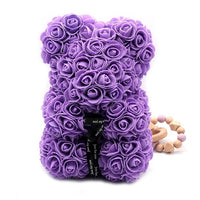 Valentines Day Teddy Bear - Rose Bear-Dolls-Golonzo