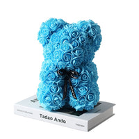 Rose Teddy Bear - Artificial Flowers Gifts-Artificial flower-Golonzo