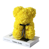 Rose Teddy Bear - Artificial Flowers Gifts-Artificial flower-Golonzo