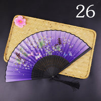 Bamboo Antique Folding Fan - Chinese Style Fan-Fan-Golonzo