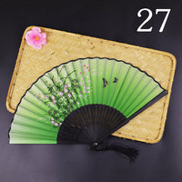 Bamboo Antique Folding Fan - Chinese Style Fan-Fan-Golonzo