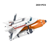 Space station Saturn V Rocket Building Blocks City Shuttle satellite Astronaut-Toys-Golonzo