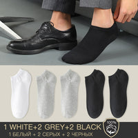 100% Cotton Socks - Summer Thin Breathable Socks Antibacterial-Socks-Golonzo