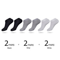 6Pairs Men Cotton Thin Breathable Socks-Socks-Golonzo