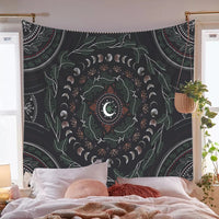 Moon Phase Wall Hanging - Starry Sky & Moon Decorative-Home-Golonzo