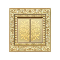 Luxurious switch engraving control panel on the wall lighted-switches-Golonzo