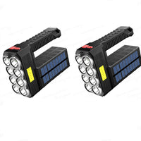 Searchlight High Power Led Flashlights Solar Rechargeable-Flashlights-Golonzo
