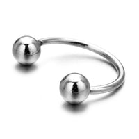 Antique Silver Adjustable Snake Ring for Men and Women-Rings-Golonzo