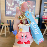 Cute Star Kirby Keychain-Keychains-Golonzo