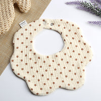 360° Baby Cotton Gause Feeding Flower Shape Aprons-Aprons-Golonzo