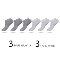 6Pairs Men Cotton Thin Breathable Socks-Socks-Golonzo