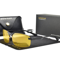 Men's Yellow Night Vision Glasses for Driving-Sunglasses-Golonzo