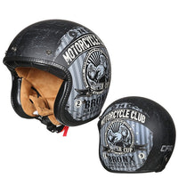 Half Face Retro Motorcycle Helmet-Motorcycle Helmets-Golonzo