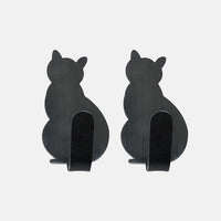Hooks Cat Pattern Storage Holder Hanger Stick on Wall Clothes-Utility Hooks-Golonzo